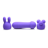 Rocket 10X Silicone Rechargeable Mini Wand w- 2 Attachments